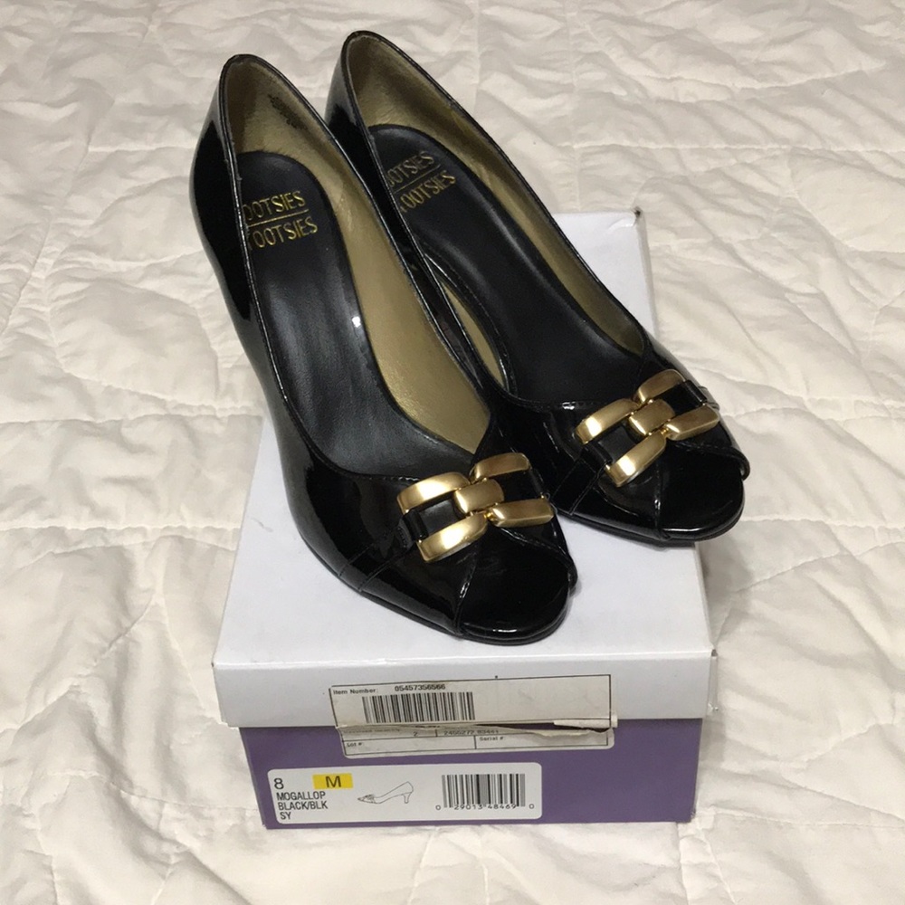 Mootsies Tootsies Black Heels